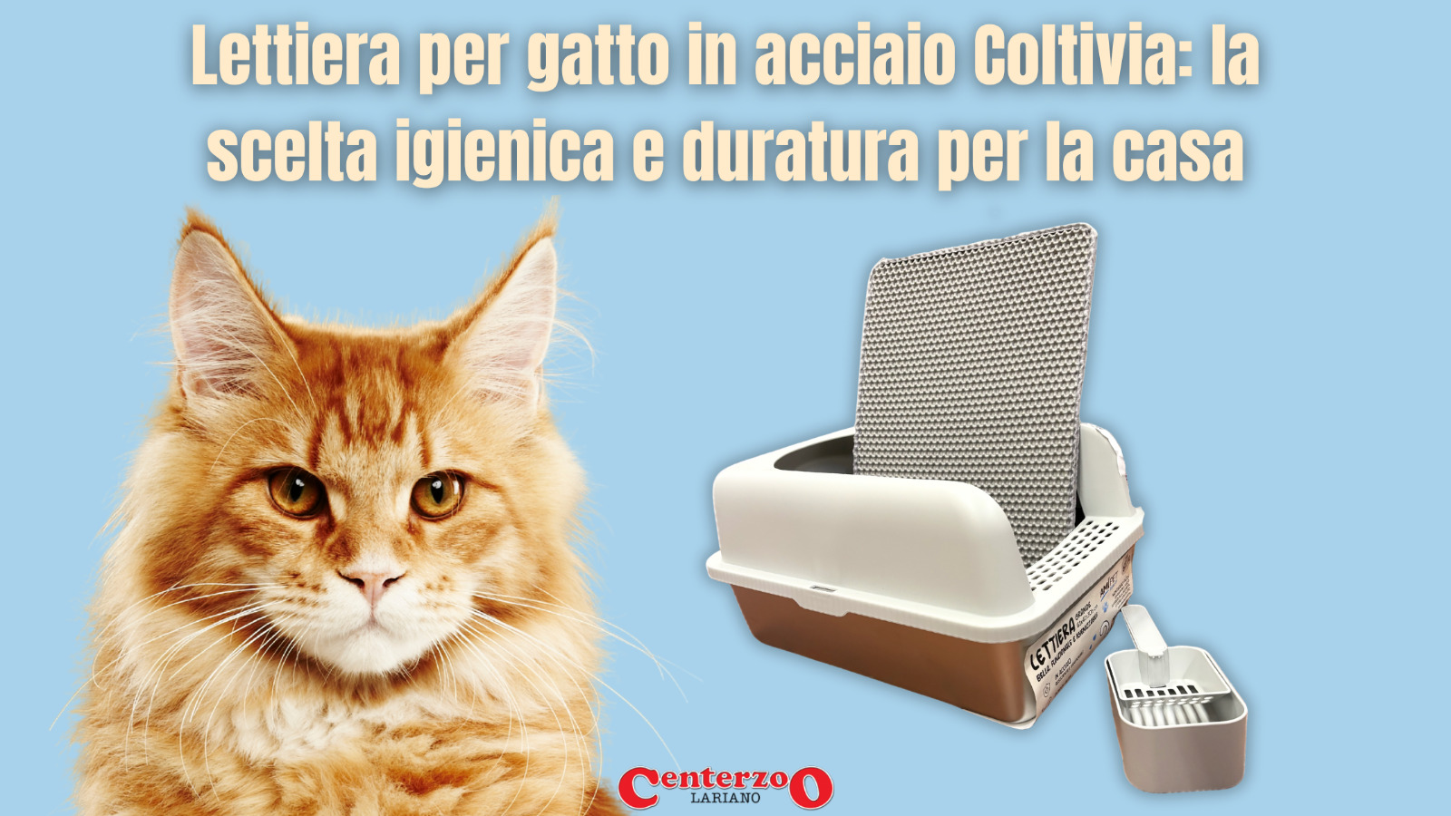 coltivia gatto lettiera acciaio.